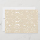 Foto Abschluss Ankündigung mit moderner Schrift (Rückseite)