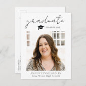 Foto Abschluss Ankündigung Skriptüberlagerung (Vorne/Hinten)