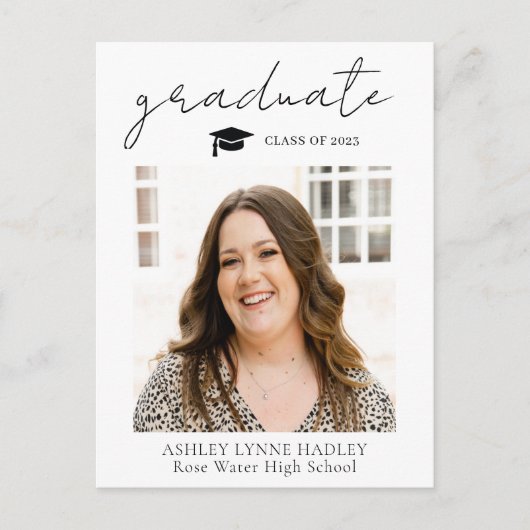 Foto Abschluss Ankündigung Skriptüberlagerung (Vorderseite)