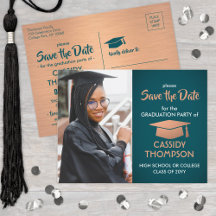 Foto Abschluss Aquamarin & Imitate Save the Date K