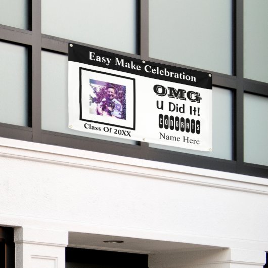 Foto Abschluss Banner (Äußeres Gebäude)