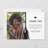 Foto Abschluss Danke Karte (Vorderseite)