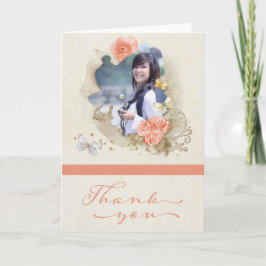 Foto Abschluss Danke Karte