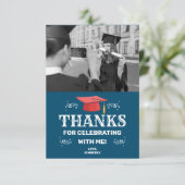 Foto Abschluss Dankeskarte (Stehend Vorderseite)