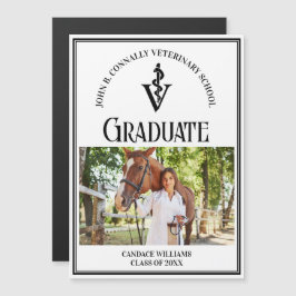 Foto-Abschluss der Veterinärschule Magnetkarte