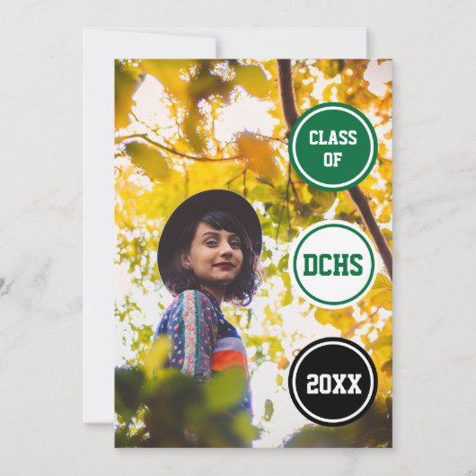 Foto-Abschluss Einladung (Vorderseite)