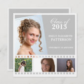 Foto-Abschluss Einladung (Vorne/Hinten)