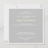 Foto-Abschluss Einladung (Rückseite)