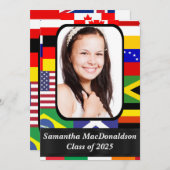 Foto-Abschluss Einladung (Vorne/Hinten)