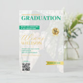 Foto-Abschluss Einladung (Stehend Vorderseite)