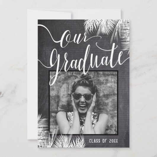 Foto Abschluss Einladung (Vorderseite)