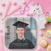 Foto Abschluss Einladung Pappteller (Party)