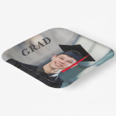 Foto Abschluss Einladung Pappteller (Gewinkelt)