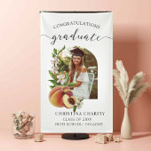 Foto Abschluss Elegant Script-Klasse von 2024 Banner