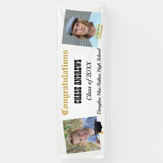 Foto-Abschluss-Fahne Banner (Vertikal)