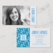 Foto Abschluss| Fisch Telefonnummerkarte (Vorne/Hinten)