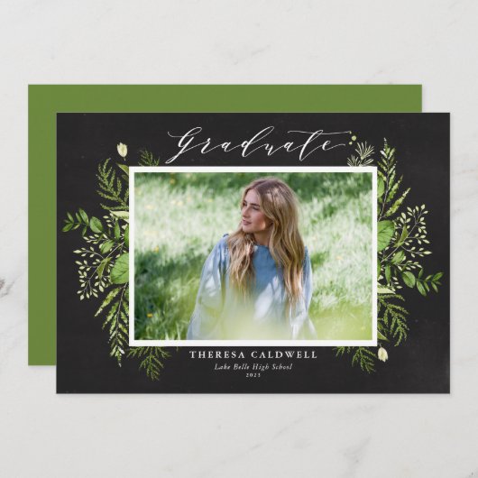 Foto-Abschluss für Aquarellblättern Ankündigung (Vorne/Hinten)