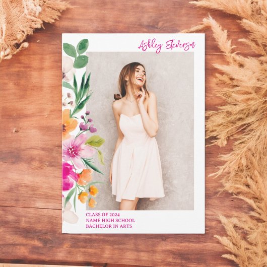 Foto-Abschluss für -Blume Ankündigung