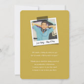 Foto-Abschluss für die Schriftzeichen Dankeskarte (Rückseite)