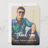 Foto-Abschluss für die Schriftzeichen Dankeskarte (Vorderseite)