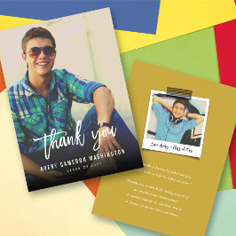 Foto-Abschluss für die Schriftzeichen Dankeskarte