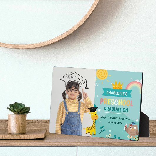 Foto-Abschluss für tierische Kinder Keepake Fotoplatte