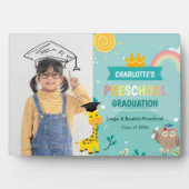 Foto-Abschluss für tierische Kinder Keepake Fotoplatte (Vorderseite)