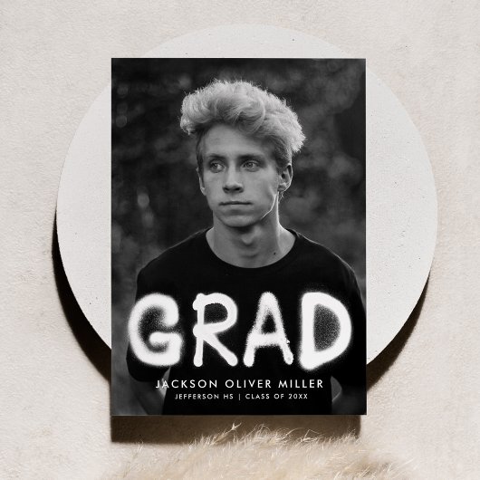 Foto-Abschluss für weißes Spray Paint Ankündigung