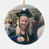 Foto Abschluss Glückwunsch Bürsten Imitate rostfre Keramik Ornament (Hinten)