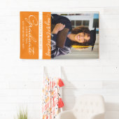 Foto Abschluss Glückwunsch Graduate 2023 Orange Banner (Insitu)