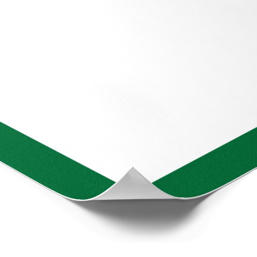 Foto Abschluss Grüne Grenze Poster (Ecke)