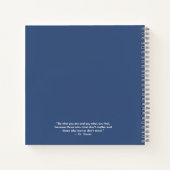 Foto Abschluss Guest Book Keepake Notizblock (Rückseite)