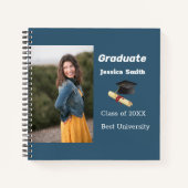 Foto Abschluss Guest Book Notizblock (Vorderseite)