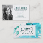 Foto-Abschluss | handgemalt Telefonnummerkarte (Vorne/Hinten)