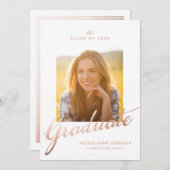 Foto-Abschluss-Karte Einladung (Vorne/Hinten)