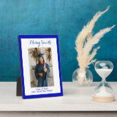 Foto Abschluss, Klasse 2023 Blau Fotoplatte (Seite)