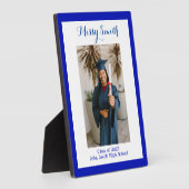 Foto Abschluss, Klasse 2023 Blau Fotoplatte (Seite)