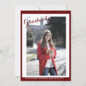 Foto Abschluss, Klasse 2023 Einladung (Rückseite)