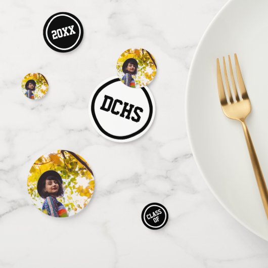 Foto Abschluss Konfetti (Gruppe)