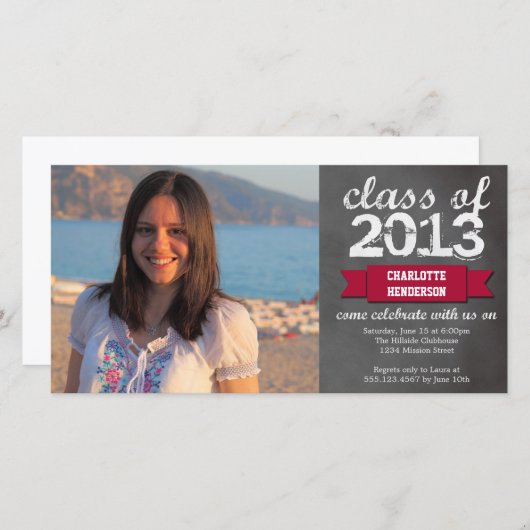 Foto-Abschluss mit rotem Banner (Vorne/Hinten)