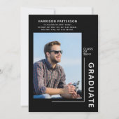 Foto Abschluss Modernes Skript Inspiration Zitat (Vorderseite)