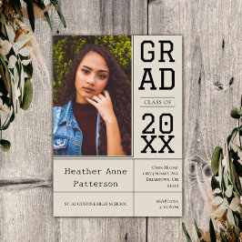 Foto Abschluss Open House | Einladung von Beige