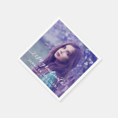 Foto Abschluss Papier Napkins Serviette (Ecke)