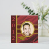 Foto-Abschluss-Party Einladung (Stehend Vorderseite)