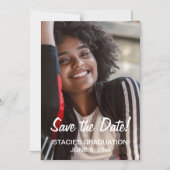 Foto "Abschluss rett" Magneteinladung (Vorderseite)