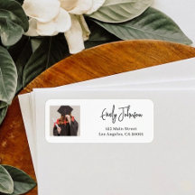 Foto Abschluss Rücksendeadressetiketten Benutzerde