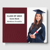 Foto Abschluss Senior Class Gästebuch (Vorderseite)