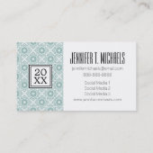 Foto Abschluss| Spanngittermuster Telefonnummerkarte (Rückseite)