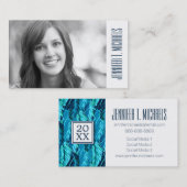 Foto Abschluss| Tropische Vögel Telefonnummerkarte (Vorne/Hinten)