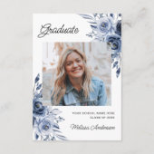 Foto Abschluss Uni Begleitkarte (Rückseite)